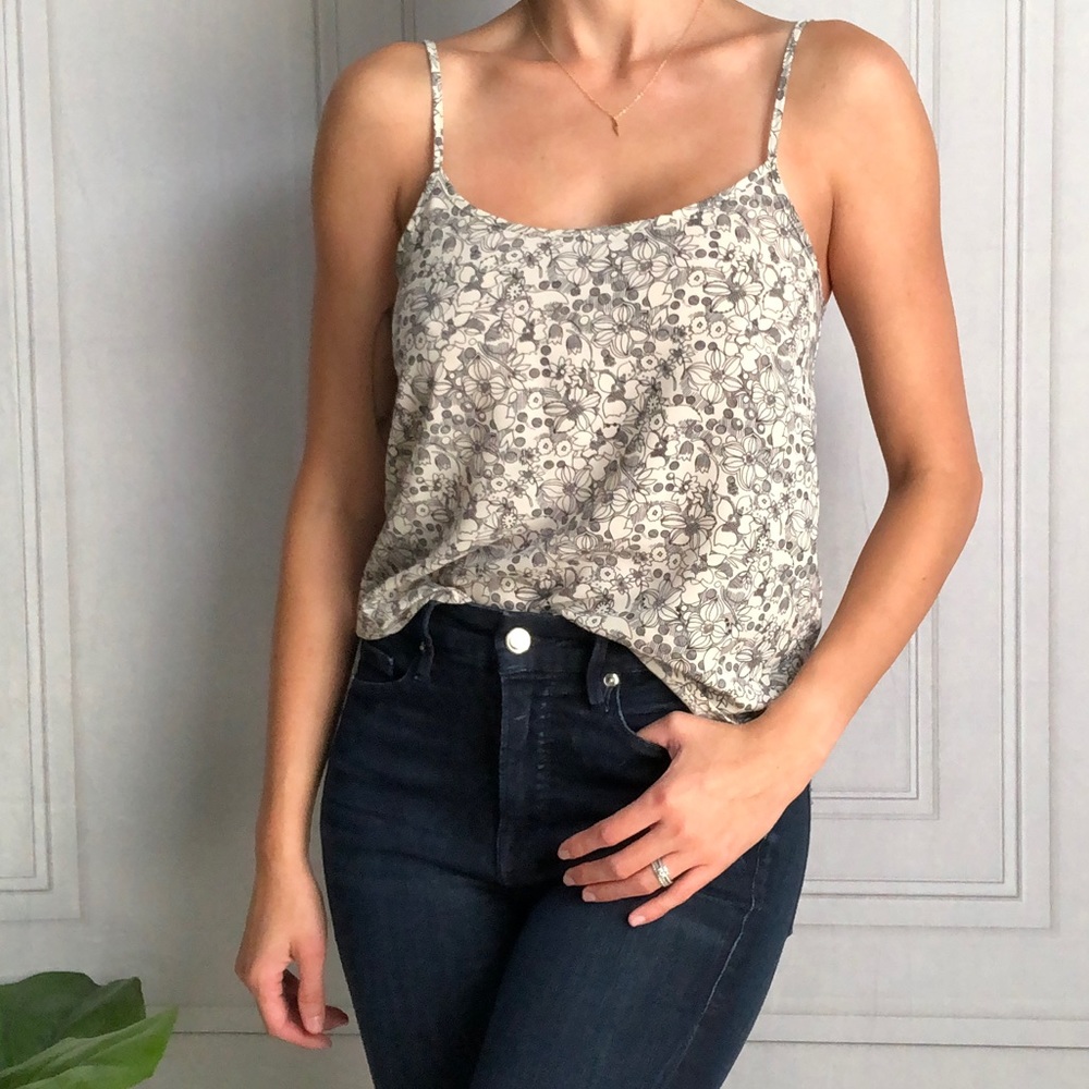 Floral Cropped Tank